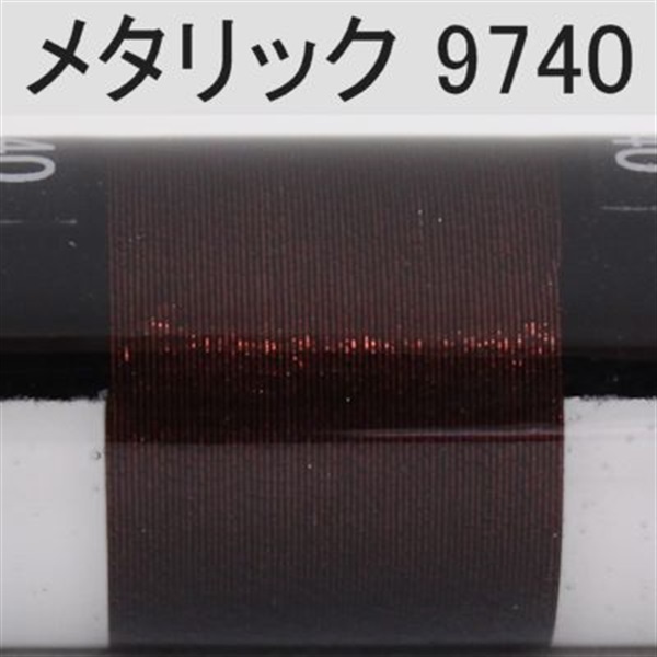 PROWRAP メタリックスレッド ※レッド・ブラウン系(9740(ブラウン)-D(太))